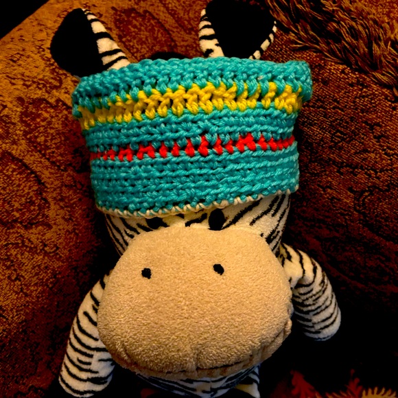 Crochet ear warmer & hat set - Picture 1 of 5